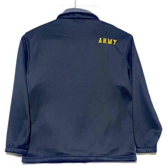 United States Army Pullover Sweater Men's Medium Quarter Zip Long Sleeve Black - Picture 2 of 7